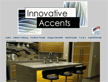 Tablet Screenshot of innovative-accents.com